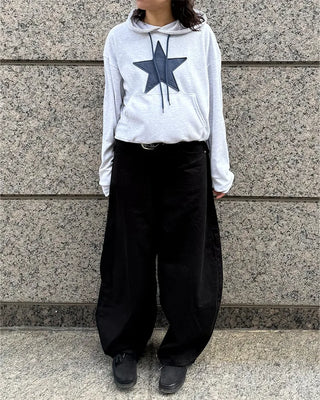 (Unisex) Studded Belt Wide Pants