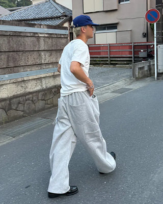 Back pocket sun print sweatpants
