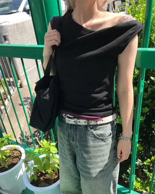 Asymmetrical Camisole Blouse