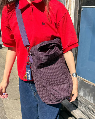 2-Way Ripple Check One-Shoulder Bag