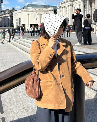 Schian Oversized Suede Jacket