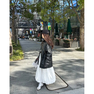 Balloon long skirt