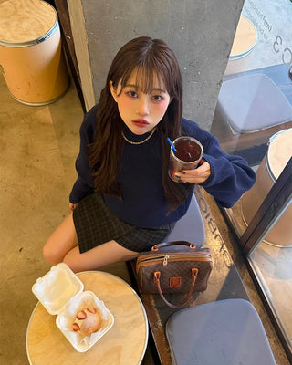 Oversized Round Neck Knit
