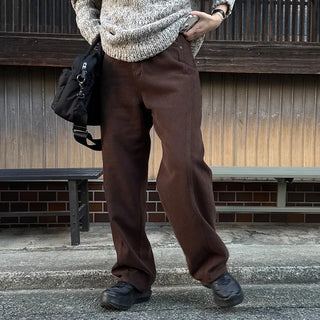 Brushed cotton pants