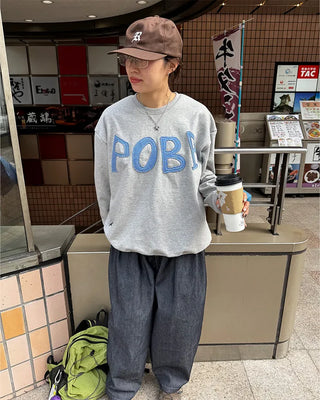(Unisex) POBA Washing Sweatshirt