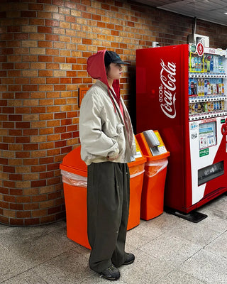 (Unisex) Drawstring Pintuck Slacks