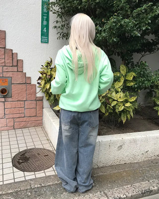 Vintage Washed Denim Pants