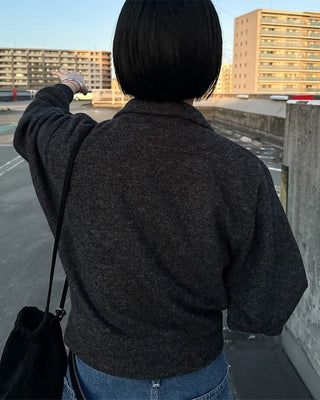Balloon Fit Color Cardigan
