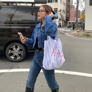 Cropped pocket denim jacket