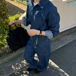 Basic denim color shirt
