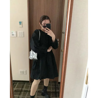 Pintuck Mini Dress