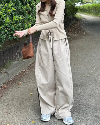 Elastic waist sweatpants