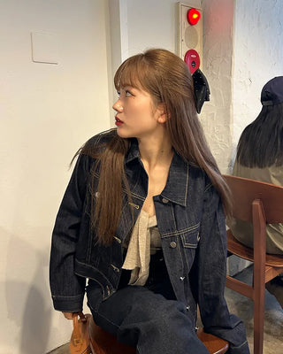 Standard cropped denim jacket