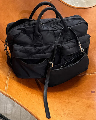 [7th Re-release] (ORIGINAL) Middle Multi-Pocket Crossbody Bag (black)