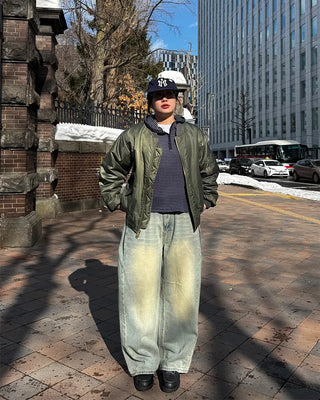 (Unisex) Fade Denim Pants