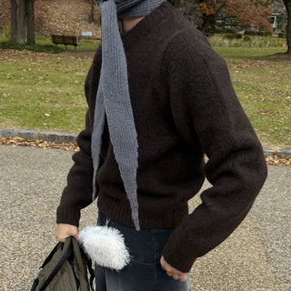 Wool round knit
