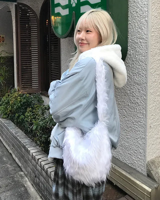 Reversible fur jacket
