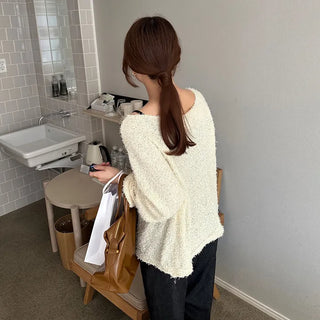 Boucle Double Ribbon Cardigan