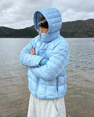 Lightweight duck down parka