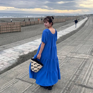 Tiered long dress
