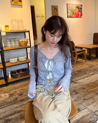 Sheer Ribbon Cardigan