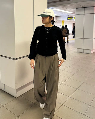 (Unisex) Pintuck Balloon Slacks