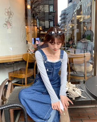 Loose-fit overalls