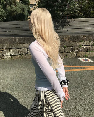 Tencel Basic Long Sleeve T-Shirt