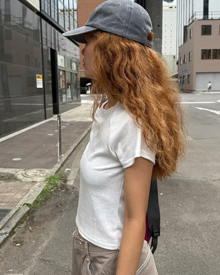 Raglan Shoulder Short Sleeve T-Shirt
