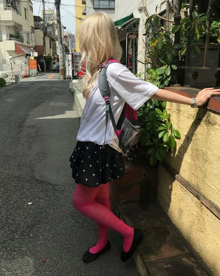 Loose-fitting printed short-sleeved T-shirt