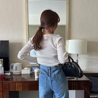 Slim Ribbed Top