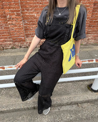 Square perforated overalls