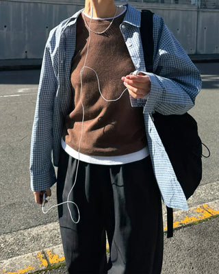 Cotton check shirt