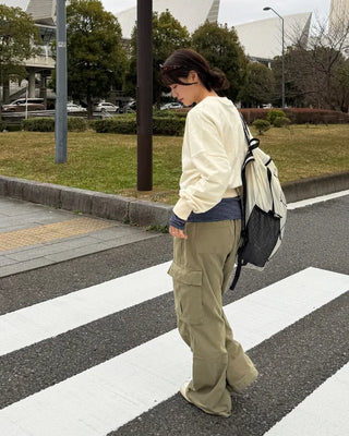 Drawstring Nylon Backpack