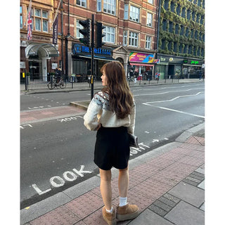 Nordic U-neck knit