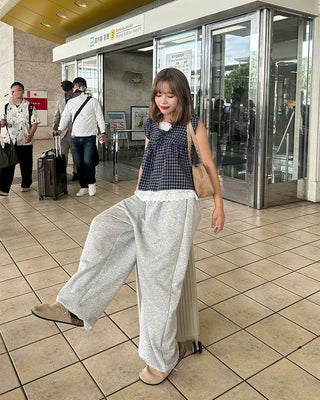 Wide-fit sweatpants