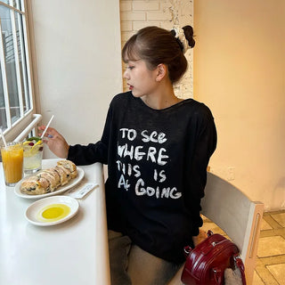 See-through logo T-shirt