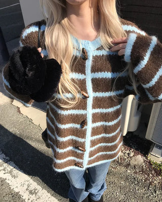 Duffle Point Border Cardigan
