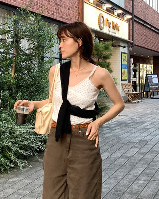 Flower lace camisole