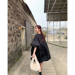 Balloon Fit Mini Dress