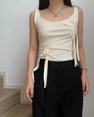 Ribbon Sleeveless