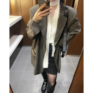 Oversized Solid Jacket