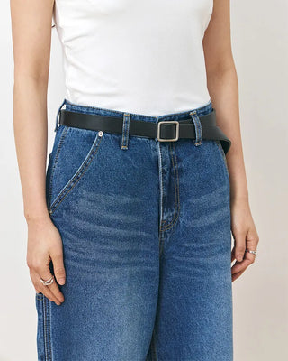[5th Re-release] (ORIGINAL) Holeless Leather Belt (black)