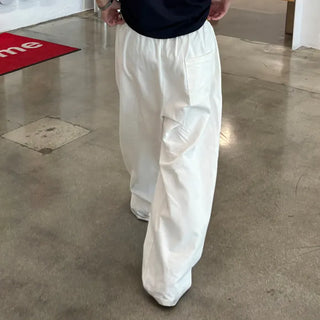 Unisex Wide-Leg Cotton Pants