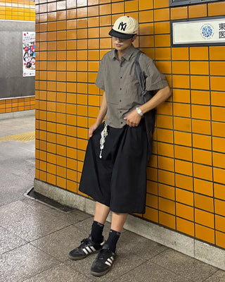 Cropped Check Shirt