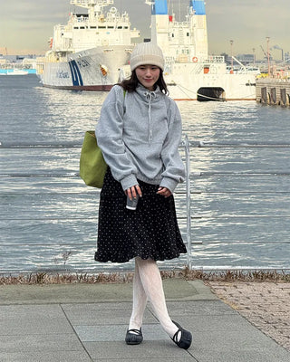 String Ribbon Sweatshirt