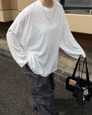 Oversized sheer t-shirt