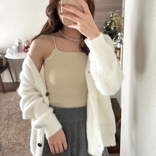 Loose-fit cardigan