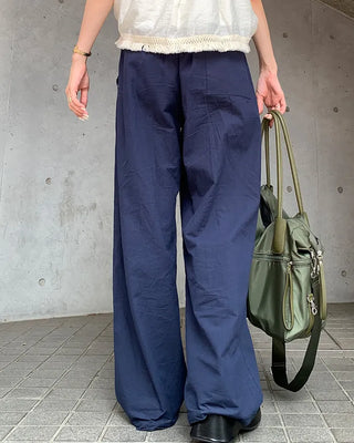 Side-string big shoulder bag