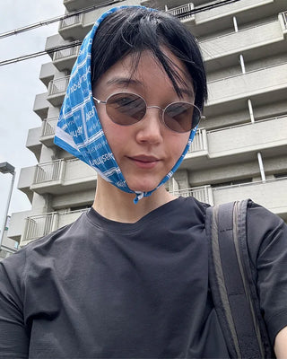Oval frame sunglasses